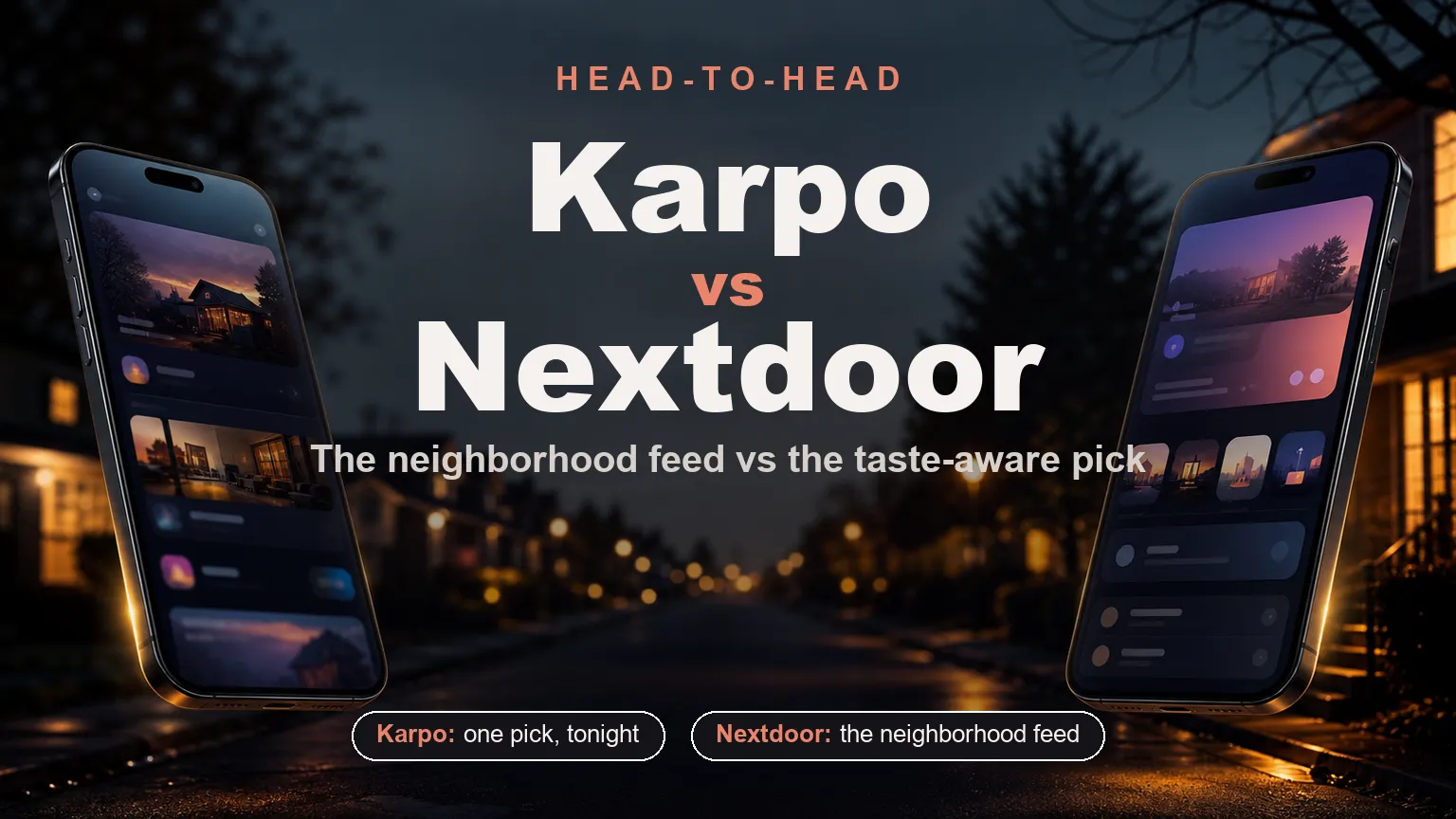 Head-to-head cover: Karpo vs Nextdoor