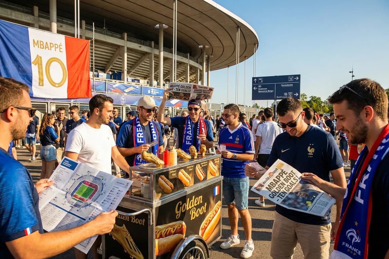 A bright practical scene for who won the golden boot 2026 mbappé scored ten.