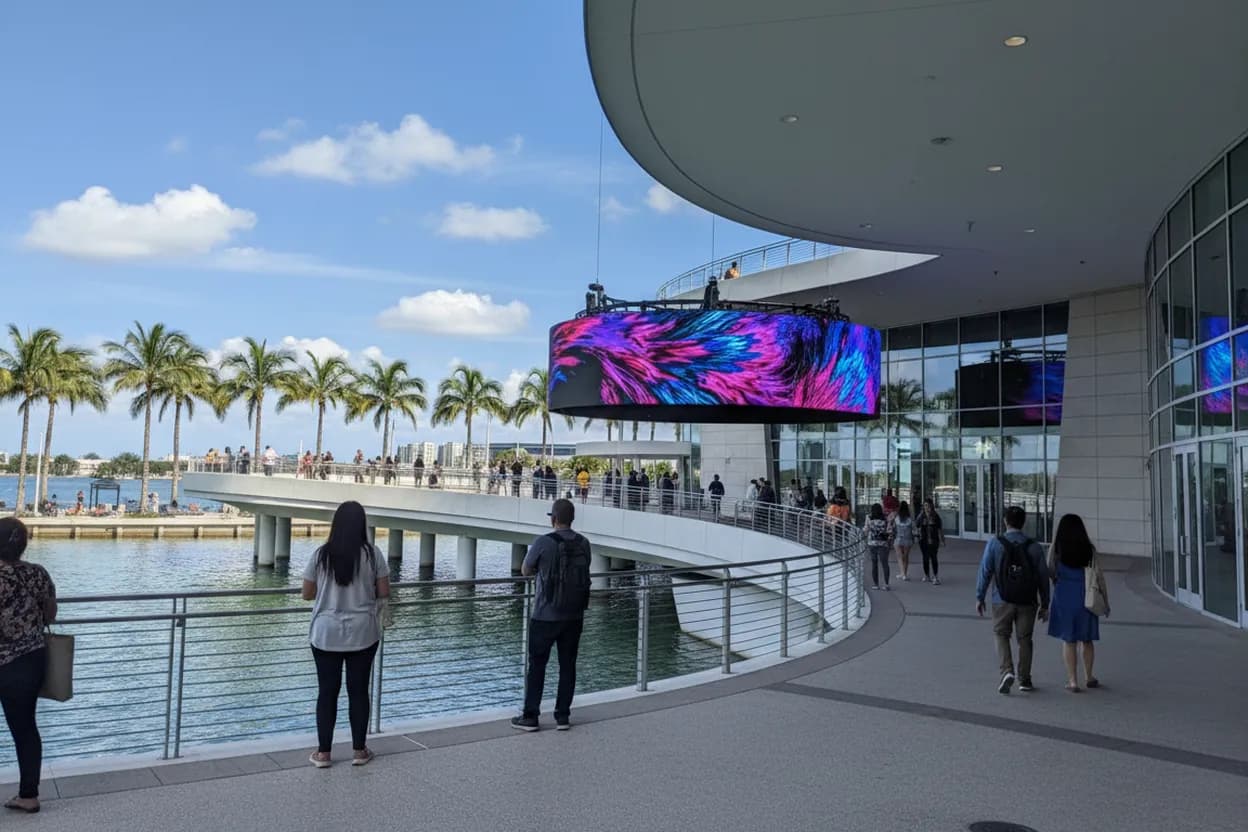 Miami experience scene for Exploring Wind Power's Future: A Miami Educational Route