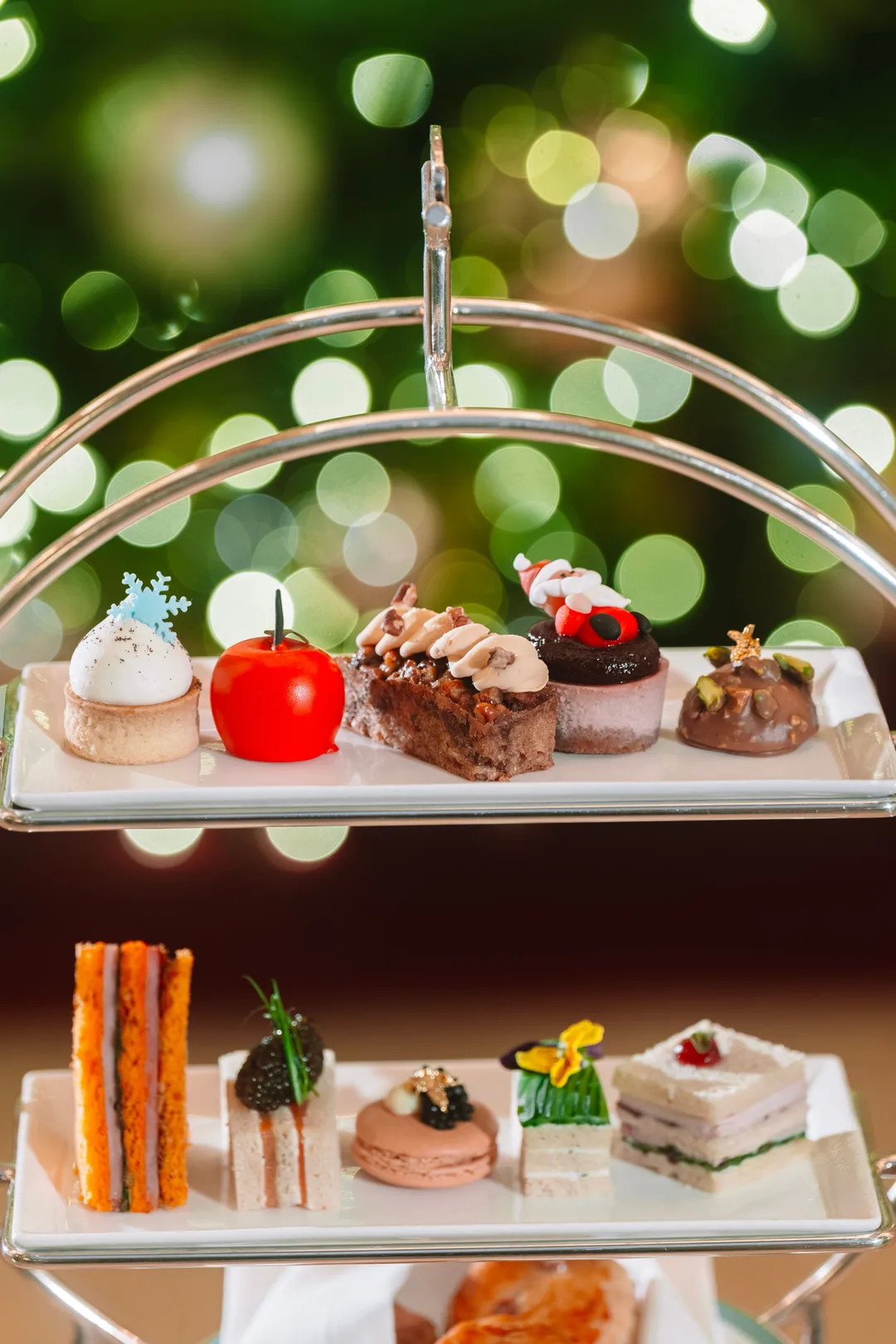 Holiday Afternoon Tea at The Plaza, Under the Palm Court Dome