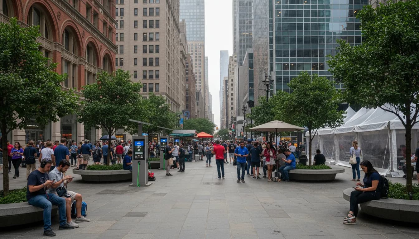 Local detail for Free Public Spaces to Follow Dodgers vs Diamondbacks in New York City