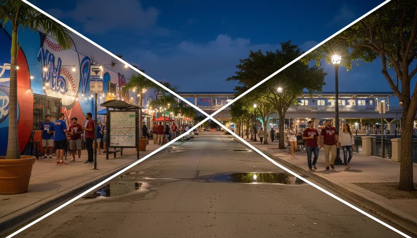 Local detail for Miami Neighborhood Guide: Phillies vs Cardinals Fan Focus & Transit
