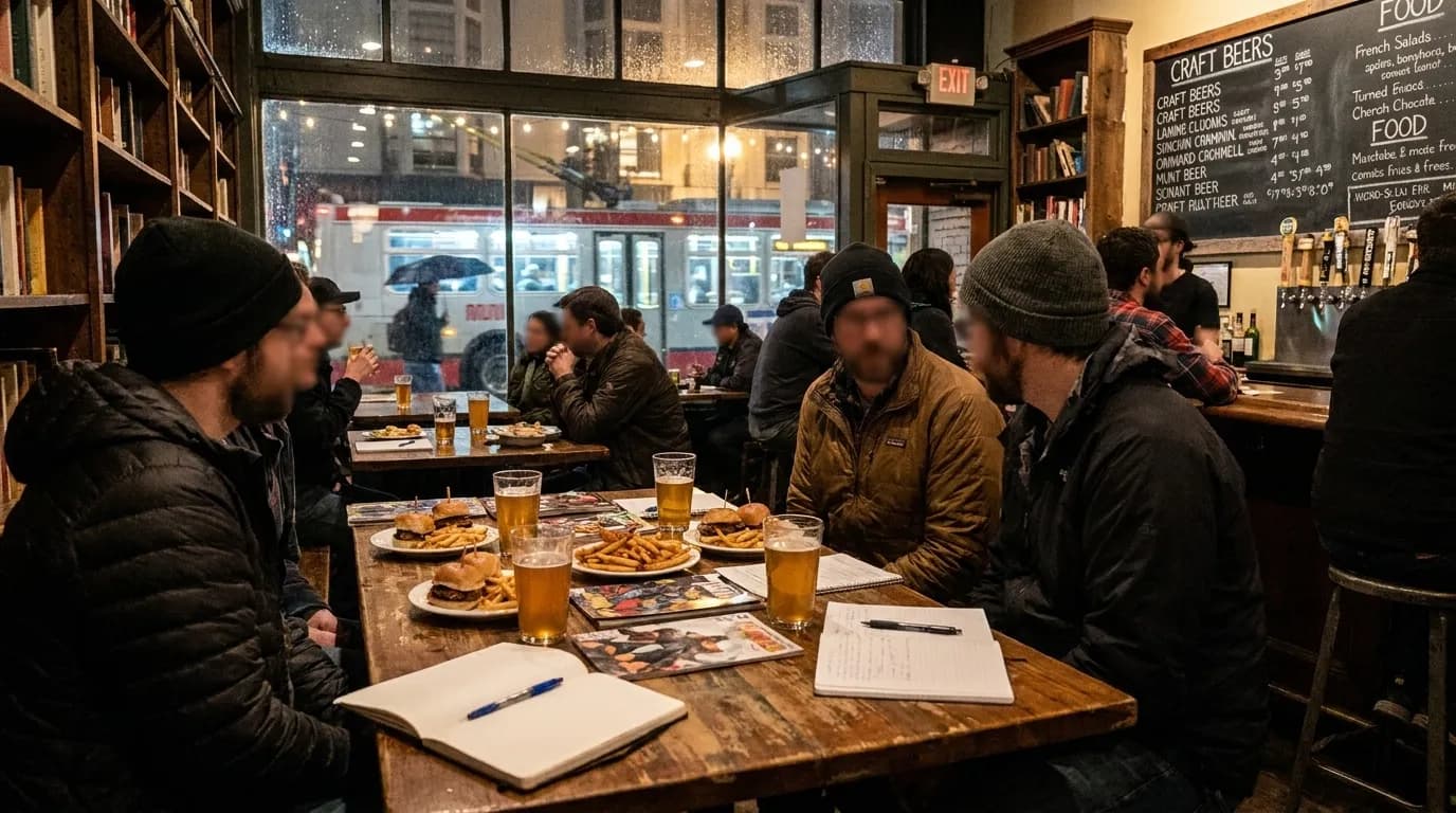 Local detail for Avengers Doomsday Character Updates: SF Comic-Bar Night Without Spoilers
