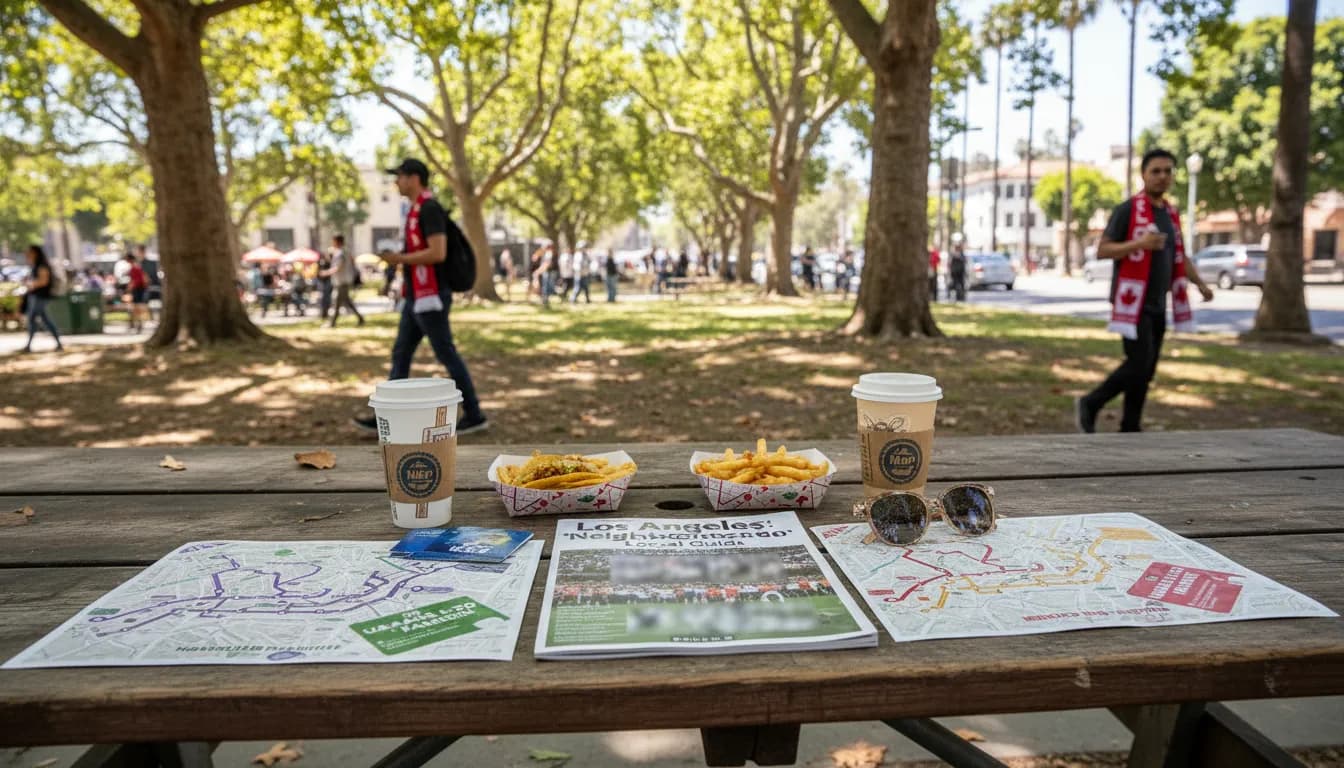 Practical city scene for Los Angeles Neighborhoods: 'Canada U-20 vs Mexico U-20' Local Guide