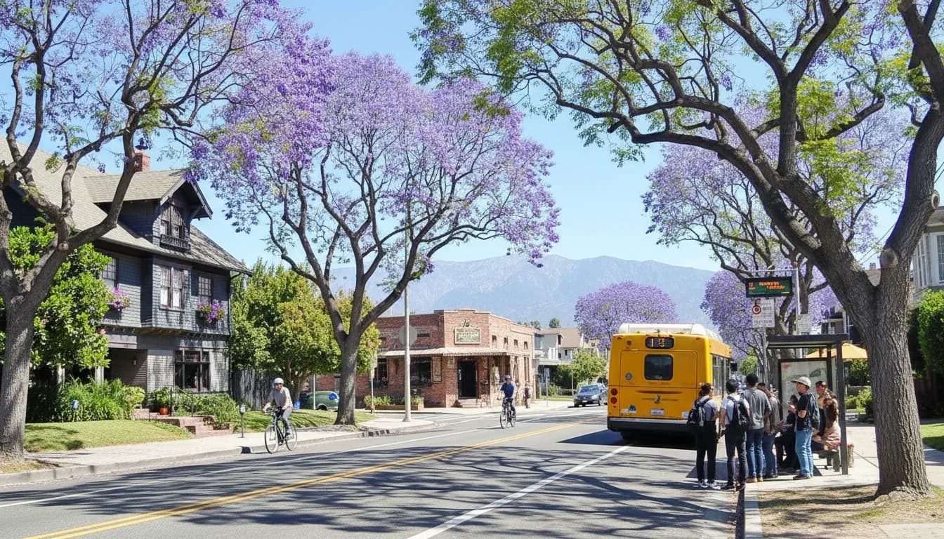 Los Angeles Neighborhood Route: 'Tigres UANL vs Minnesota' Explorations — photorealistic Los Angeles editorial scene
