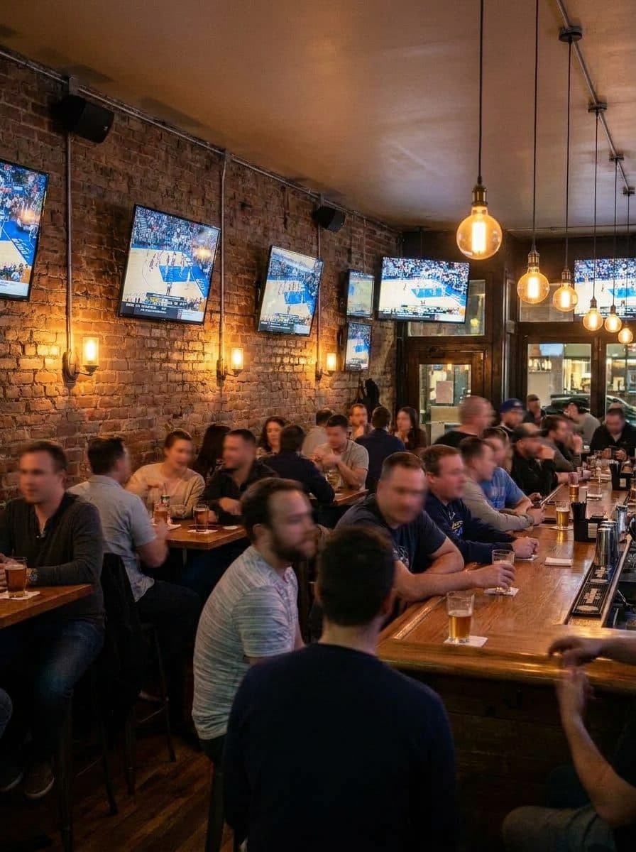A Bed-Stuy Bar Packed for Liberty vs Sparks, the Volume Up and the Crowd on Its Feet - cover image