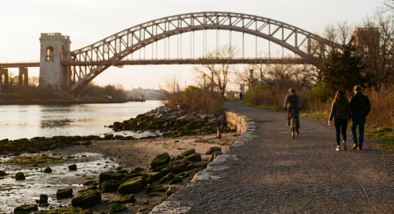 A Bike Ride Through Randall's Island at Low Tide - cover image