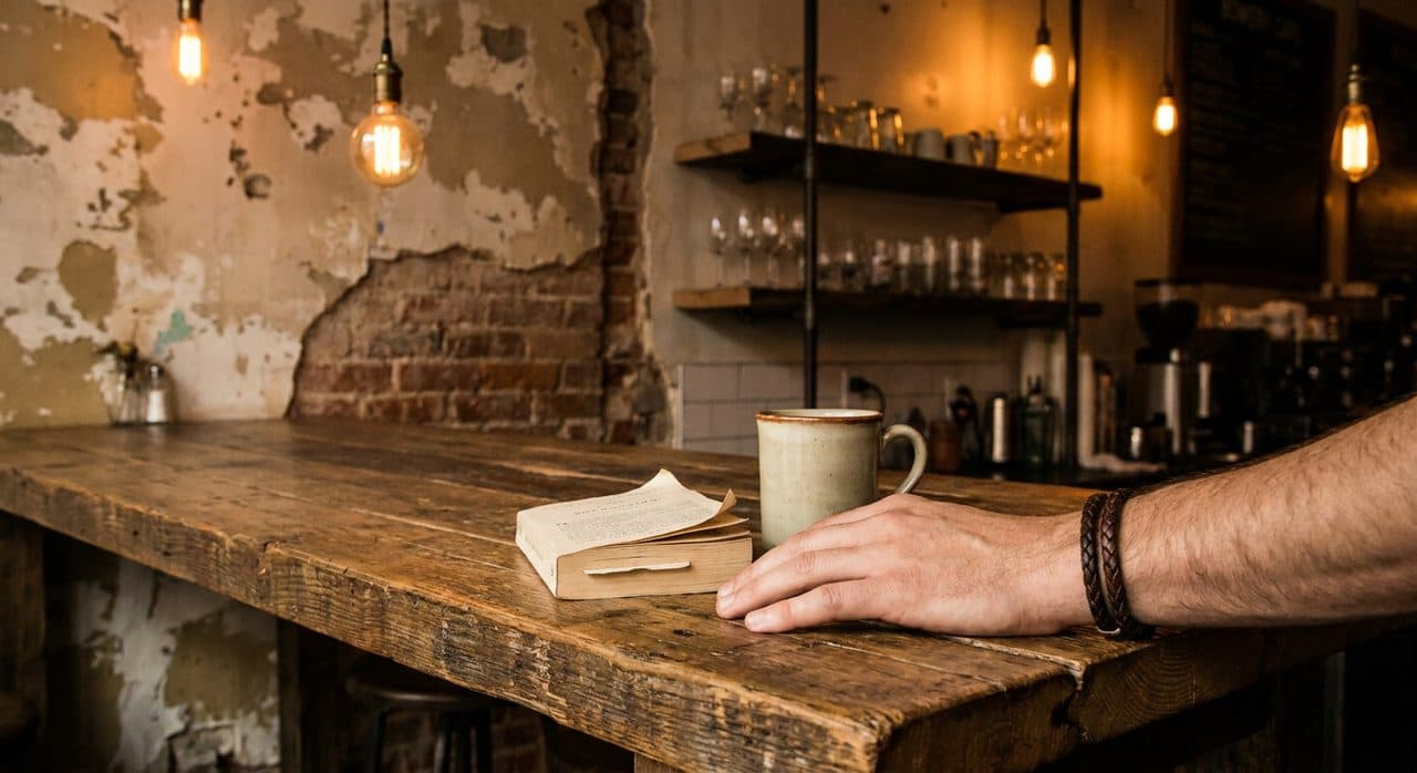 A Bookbinder on the Bowery Who Repairs Spines by Feel - scene