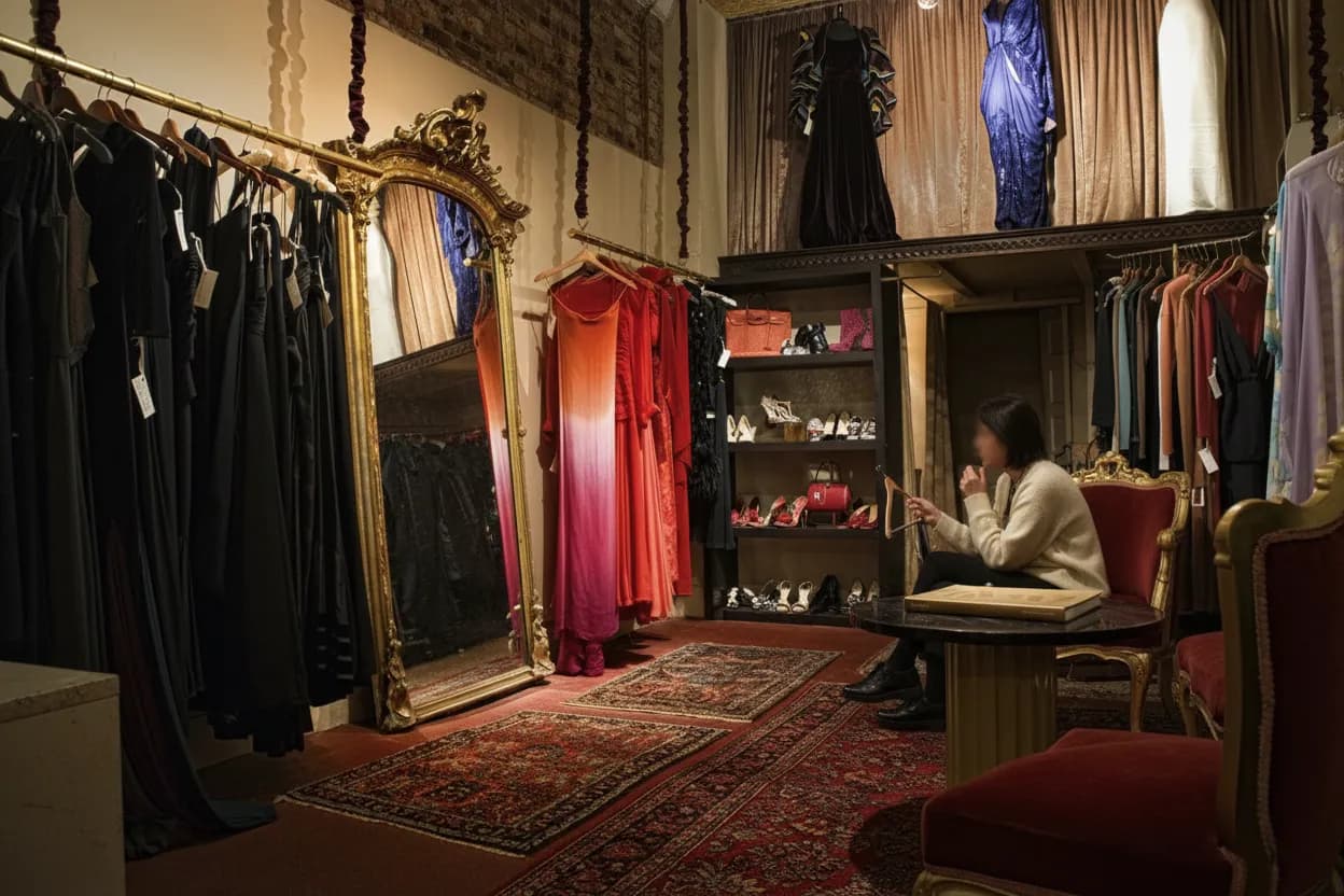 NYC experience scene for Above Chinatown: A Second-Floor Vintage Hunt Inside an East Broadway Mall