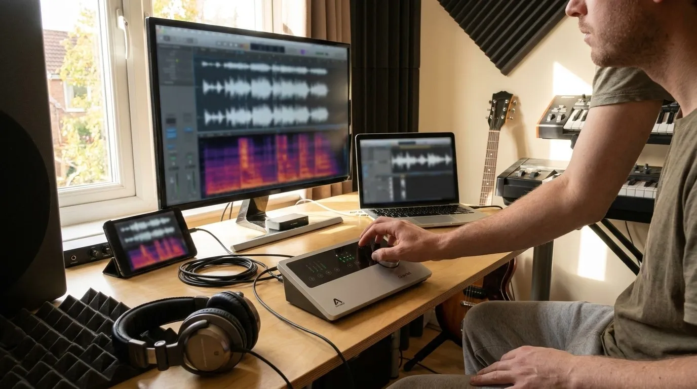 A photorealistic Adobe Podcast versus Karpo scenario illustrating during the day, plans fail in very human ways