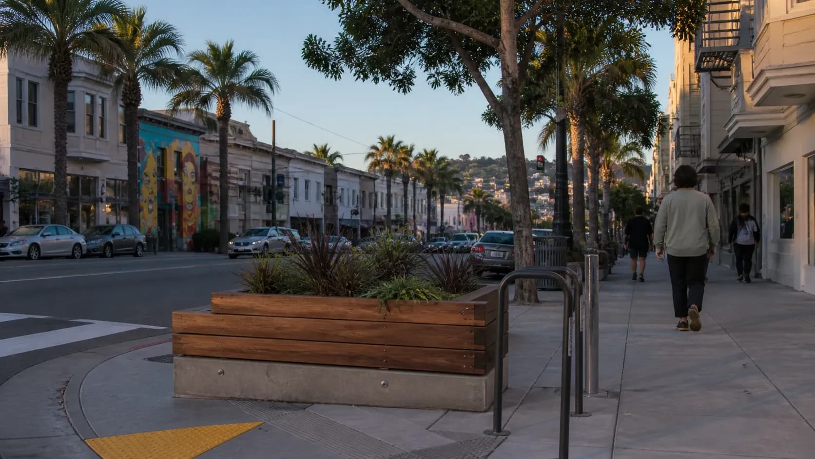 Realistic city scene for adt down: A San Francisco Plan for Mission District