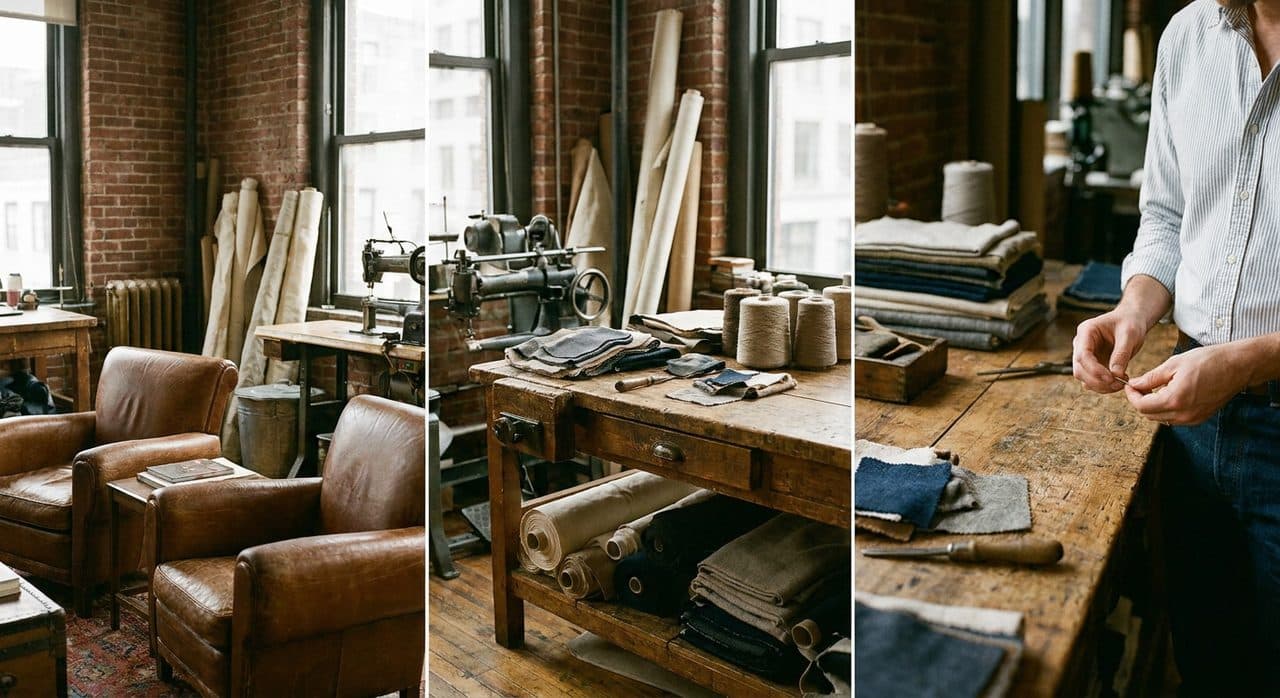 A Hat Maker in the Garment District Still Using 1940s Blocks - scene