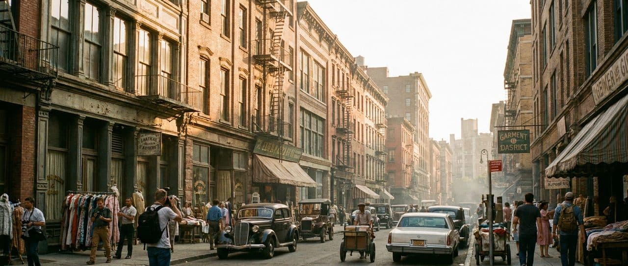 A Hat Maker in the Garment District Still Using 1940s Blocks - scene