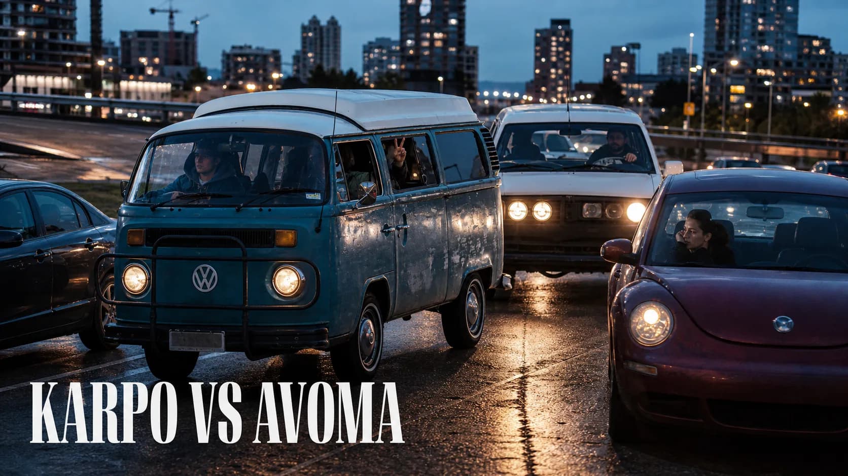Karpo versus Avoma in a photorealistic editorial comparison.