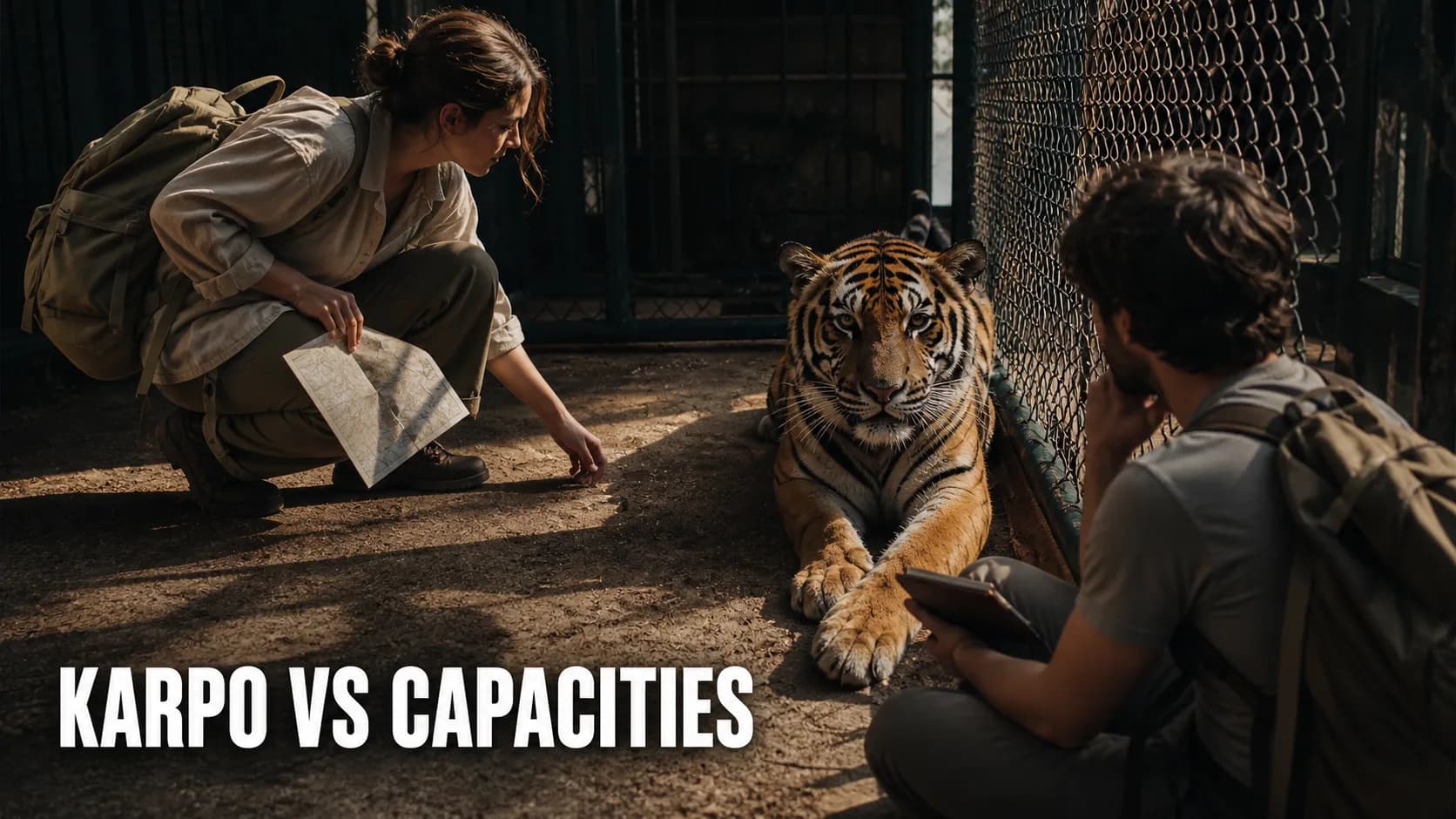 Karpo versus Capacities in a photorealistic editorial comparison.