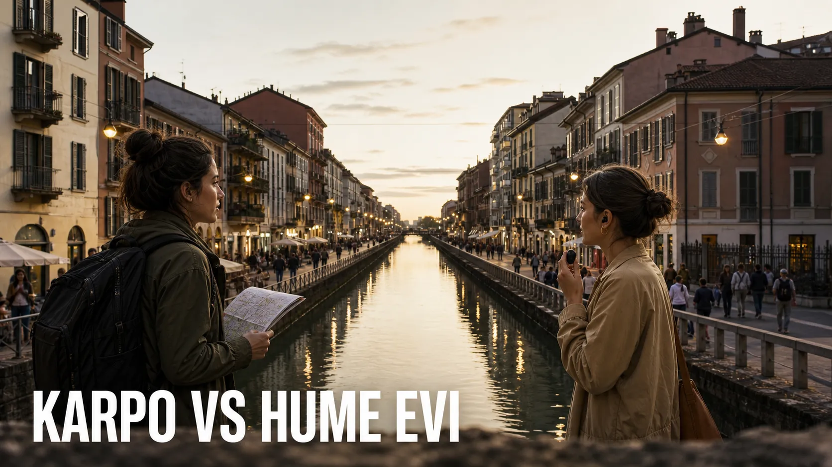 Karpo versus Hume EVI in a photorealistic editorial comparison.