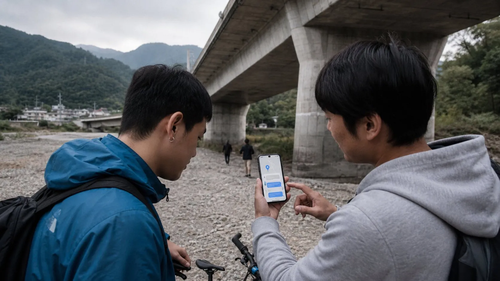 A real city moment showing Karpo helping someone act after using iAsk
