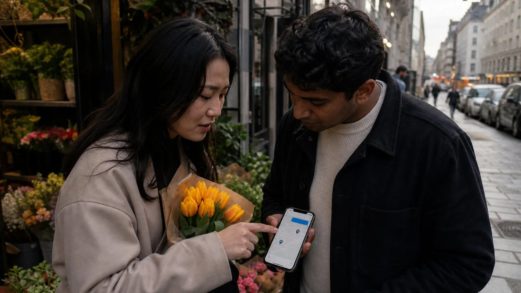 A real city moment showing Karpo helping someone act after using Style DNA