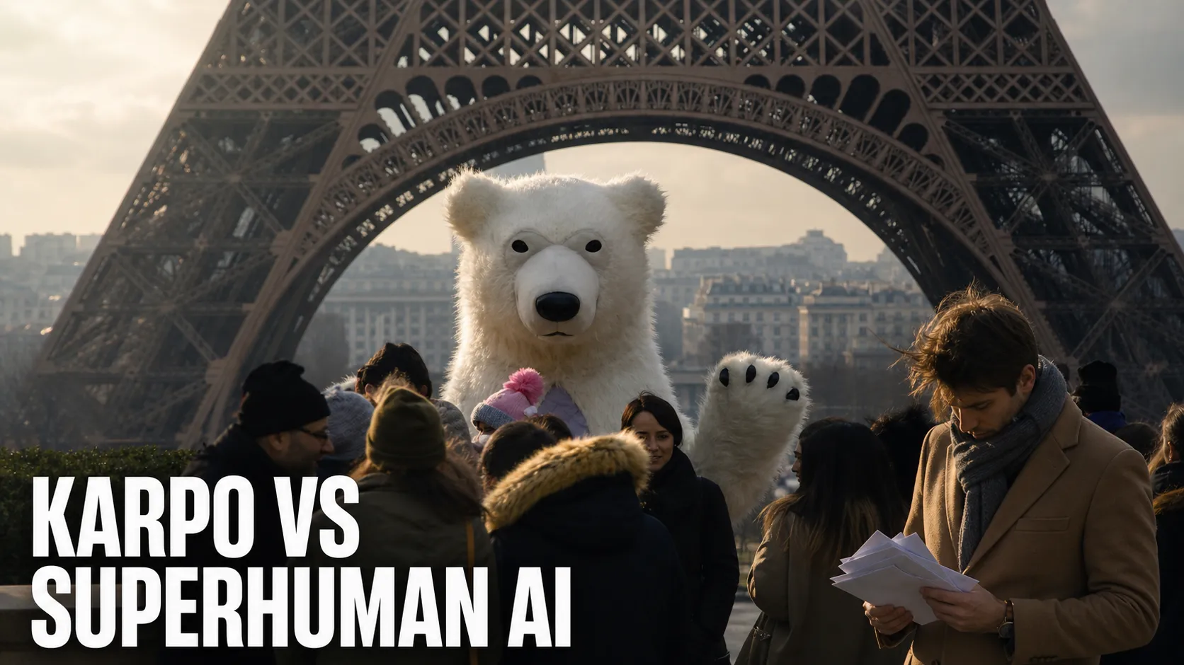 Karpo versus Superhuman AI in a photorealistic editorial comparison.