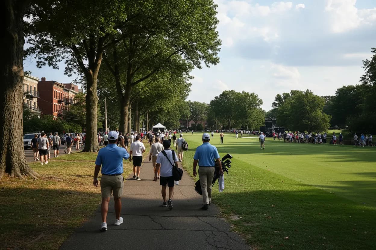 NYC experience scene for Alex Fitzpatrick: NYC Public Golf Practice and Viewing Decision Guide