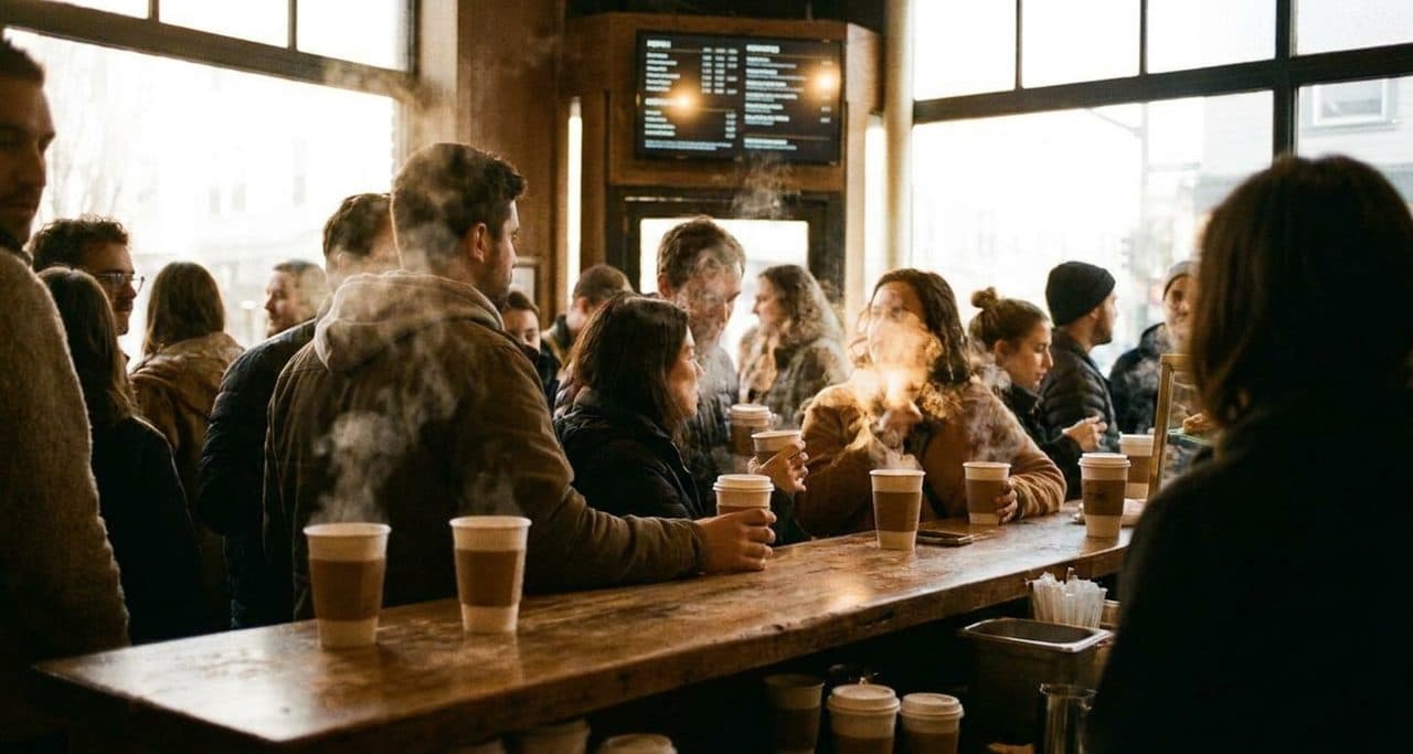 Allston Bakery Where Norway vs Morocco Draws Two Diasporas at Dawn - scene
