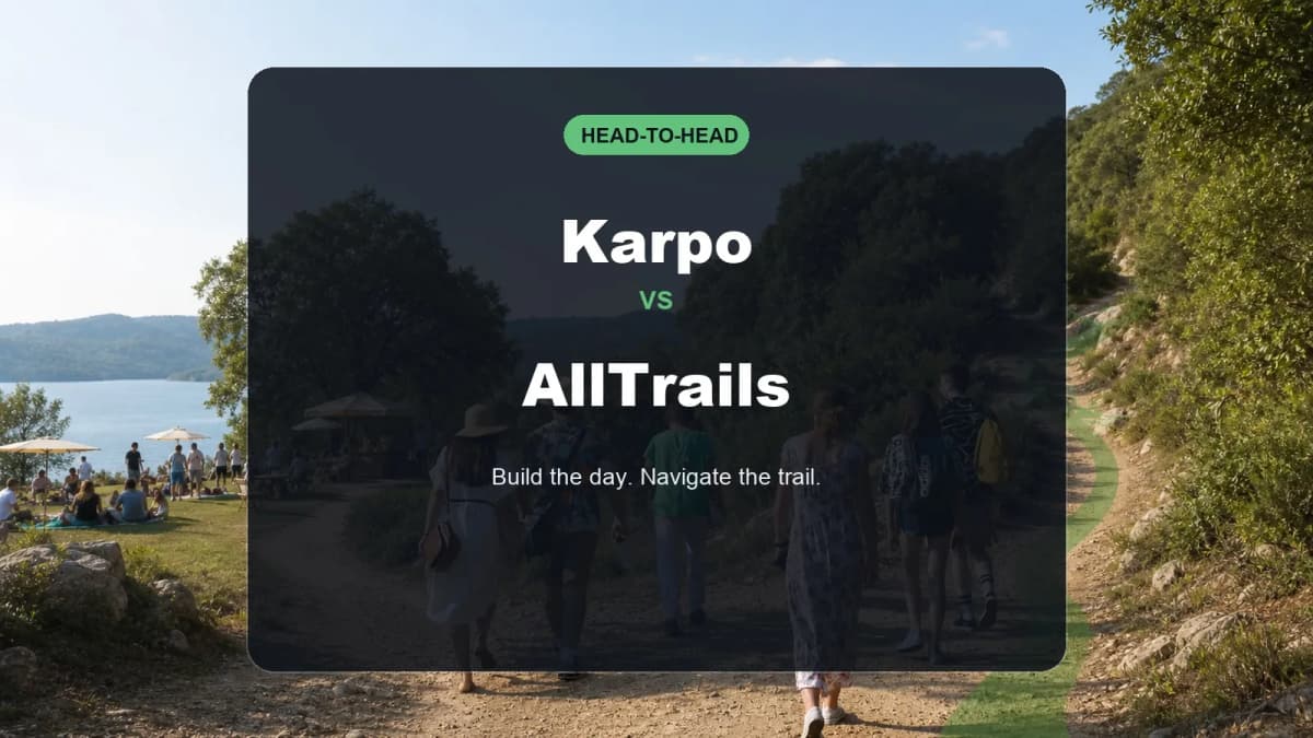 Karpo vs AllTrails: Trail Discovery vs City Sidekick