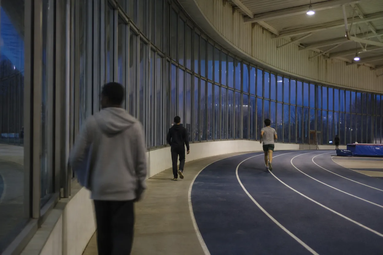 NYC experience scene for Al Oerter Track Morning Laps: A Queens Running Plan Before the Heat Builds