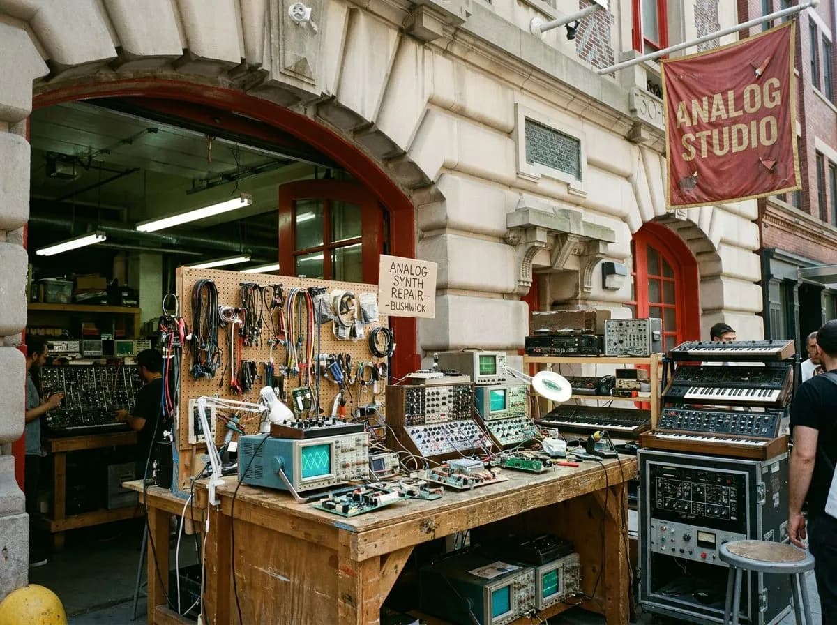 Analog Synthesizer Repair and Circuit-Bending Studio in Bushwick