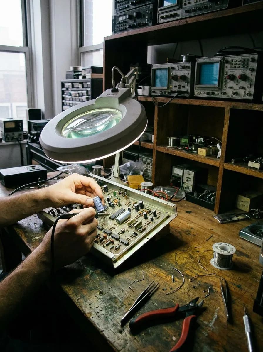Analog Synthesizer Repair and Circuit-Bending Studio in Bushwick