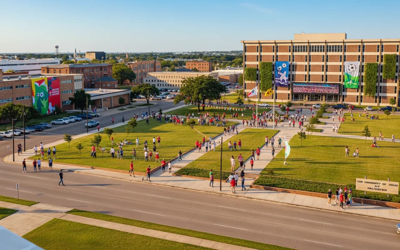 Angels Rangers Arlington BBQ Exit route image