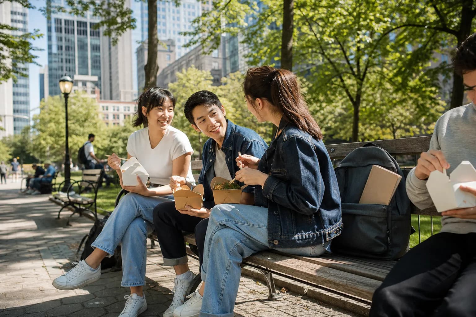 Madison Square lunch bench as housing-life test