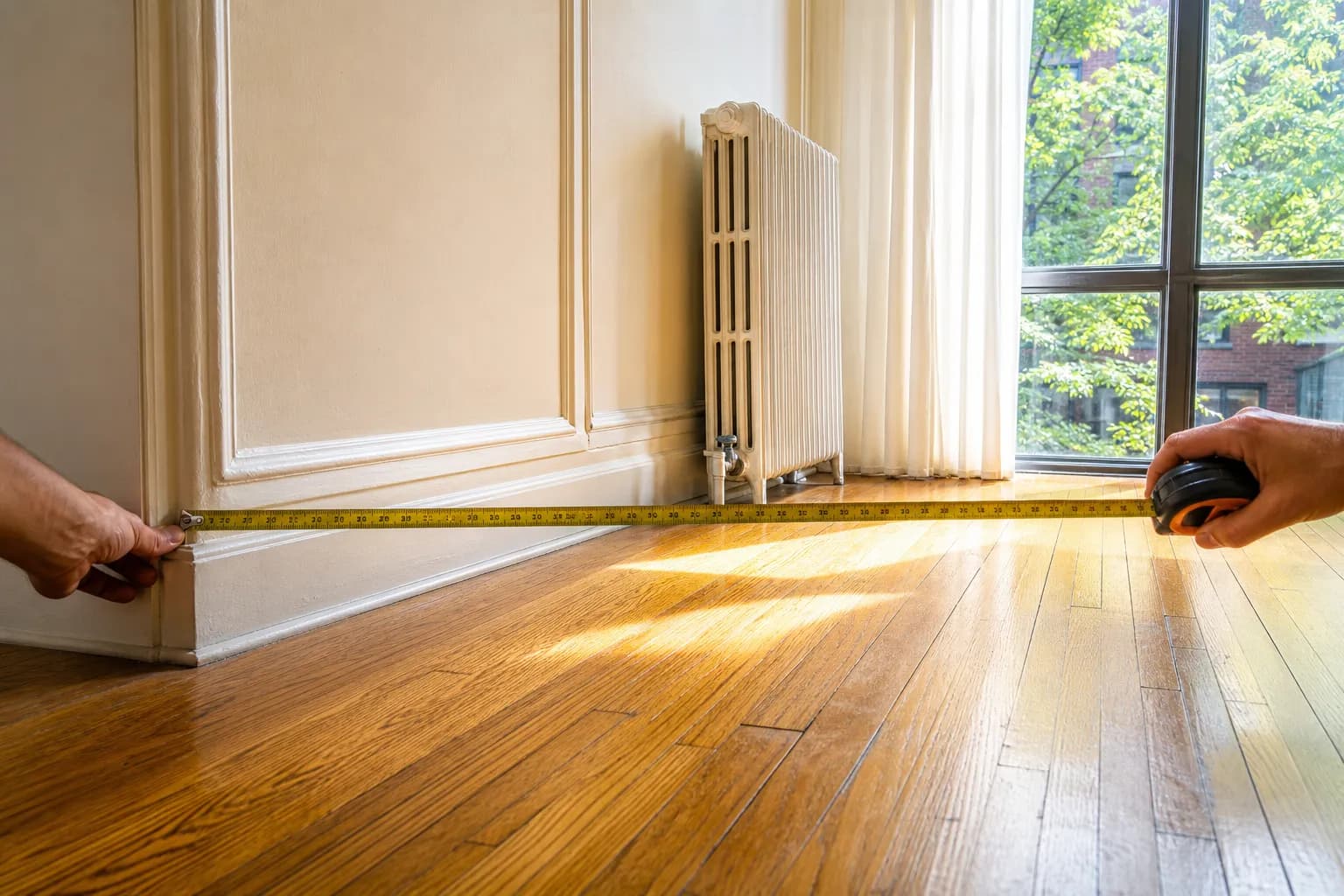 Morningside Heights bedroom inspection in daylight