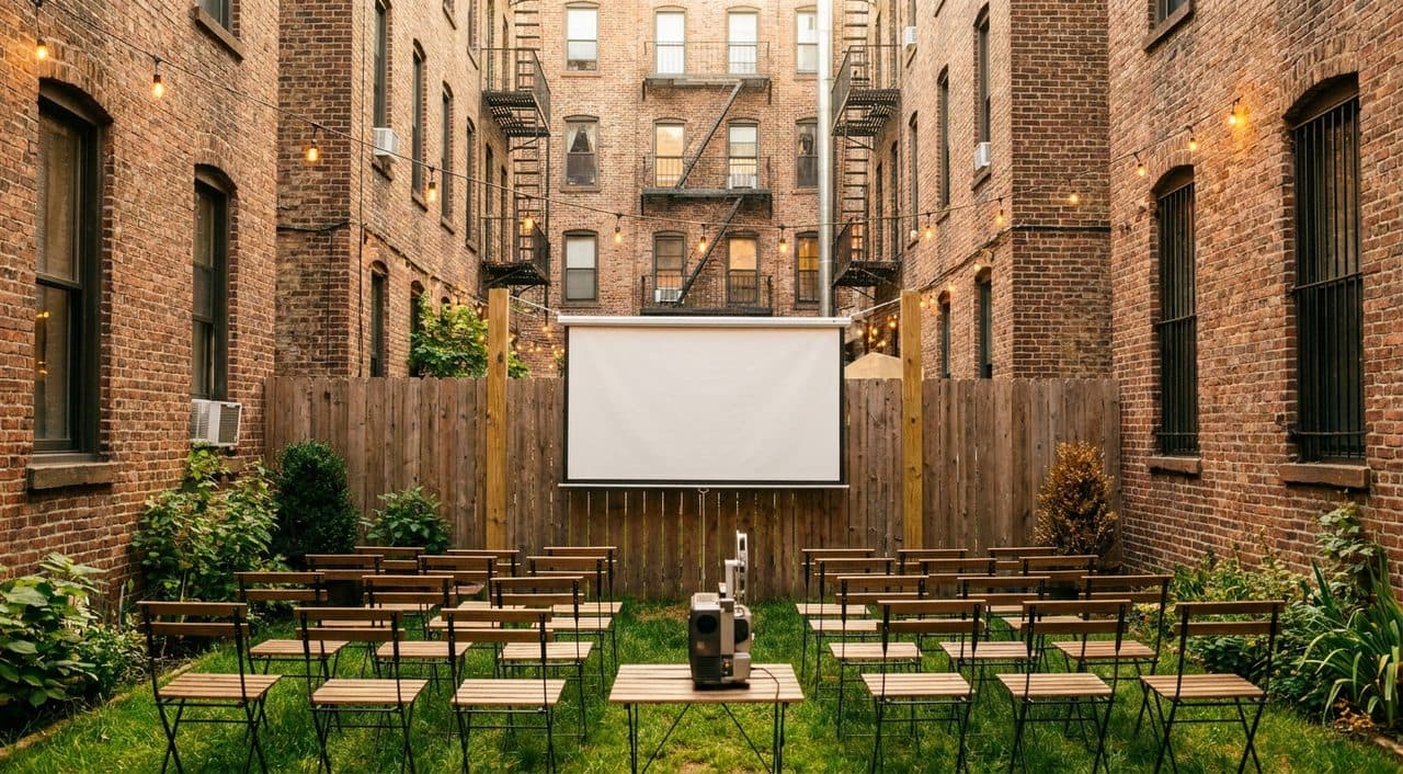 A Projector, Thirty Folding Chairs, and House of the Dragon Season 3 in an Astoria Backyard - cover image