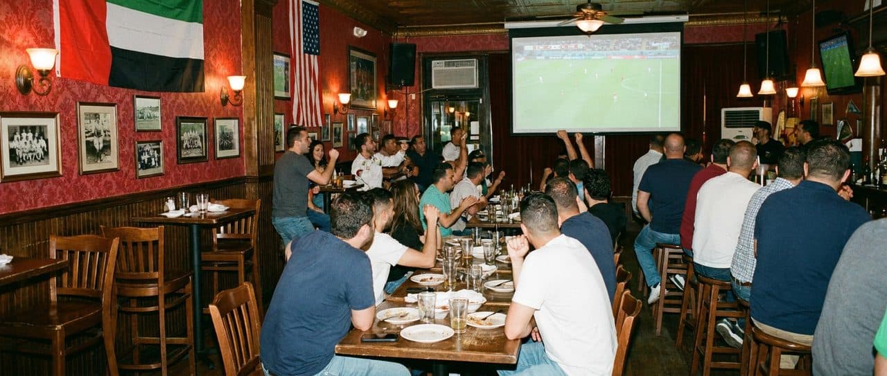An Arab-American Bar in Bay Ridge Watching a FIFA World Cup 2026 Group Match - cover