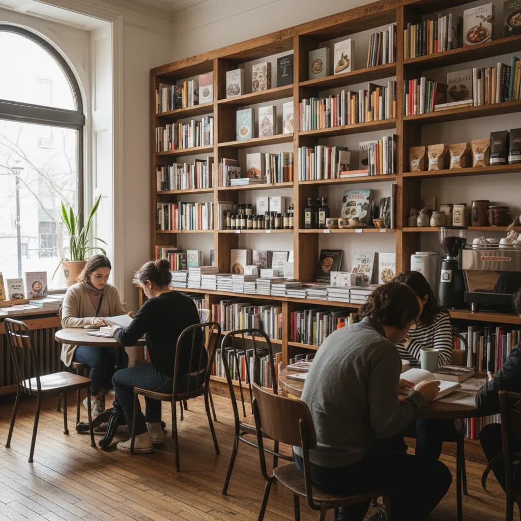 Editorial-style detail scene for Archestratus Books + Foods in New York.