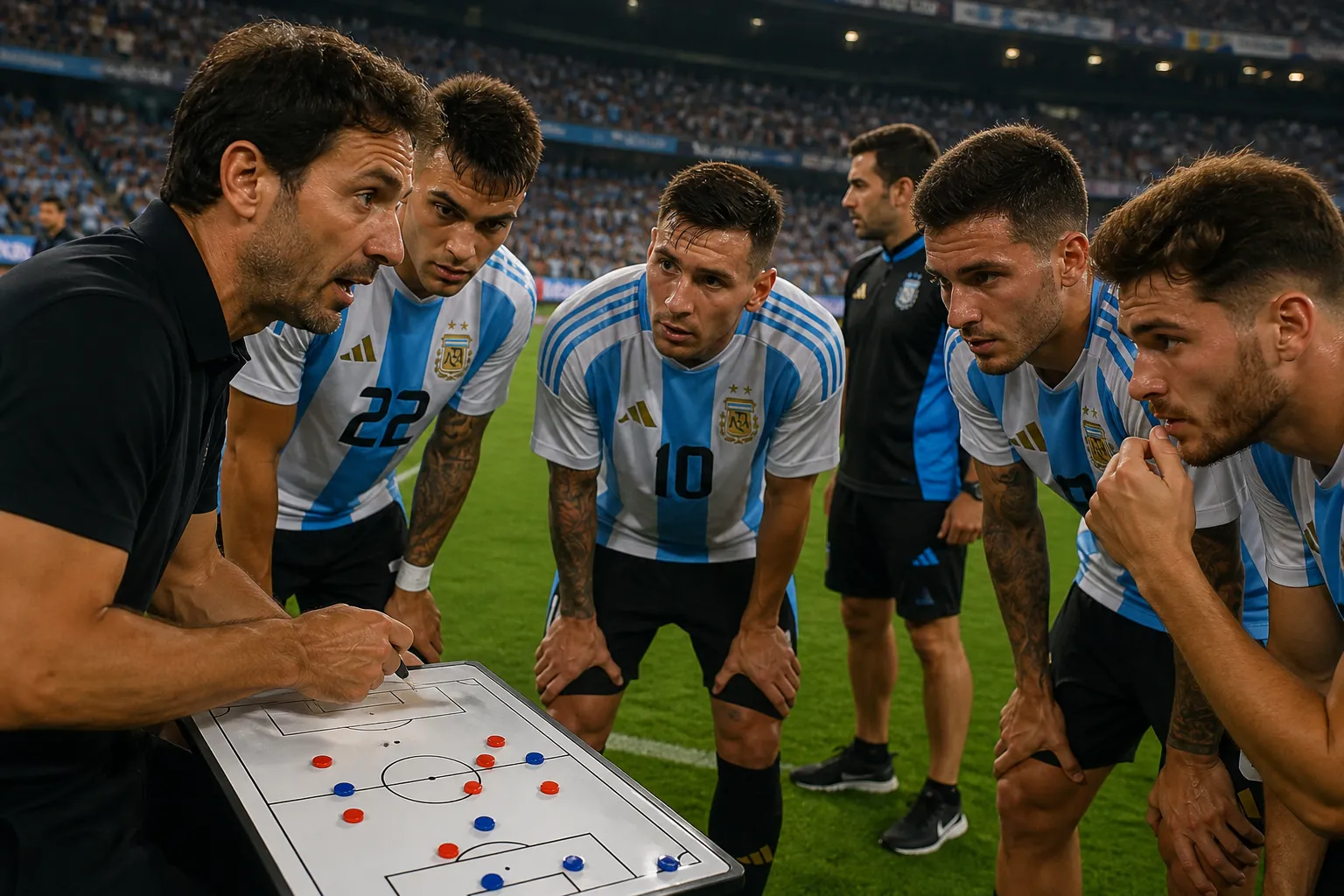 Bright World Cup match-day scene in Dallas · Atlanta · Miami · Kansas City.