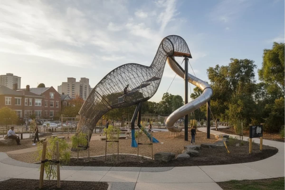 NYC experience scene for Arrochar Playground Kids in Motion: Free Staten Island Play Before Dinner
