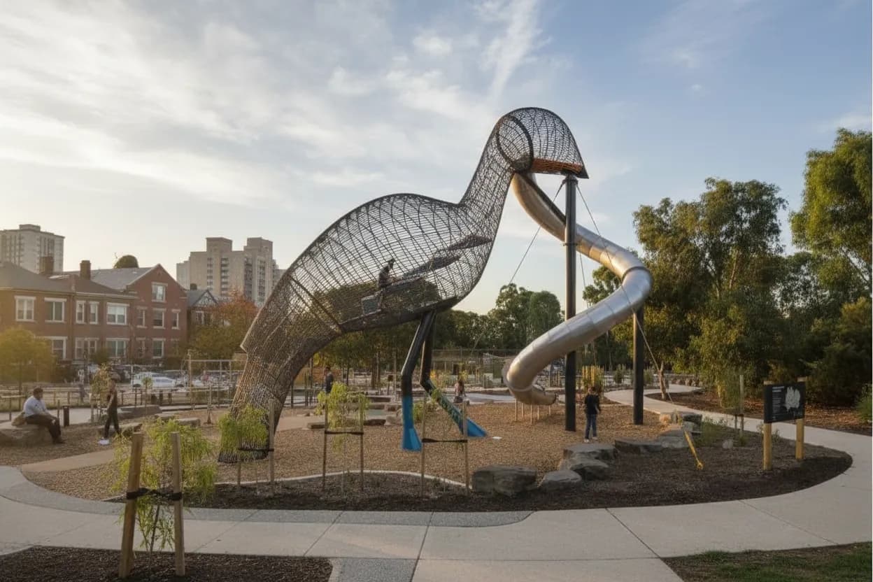 NYC experience scene for Arrochar Playground Kids in Motion: Free Staten Island Play Before Dinner