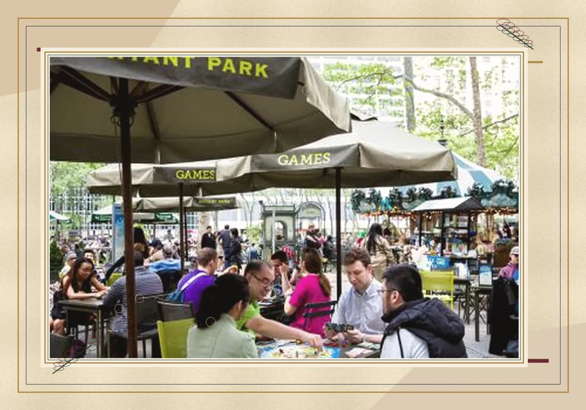 Bryant Park games area