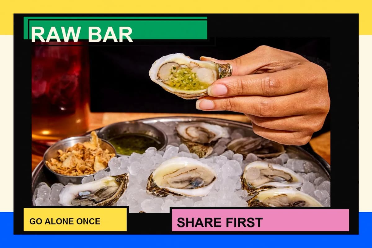 Fish Cheeks raw bar