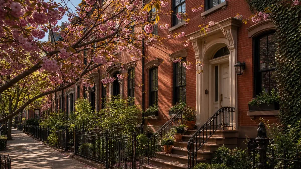 Brooklyn Heights brooklyn brownstone blossom