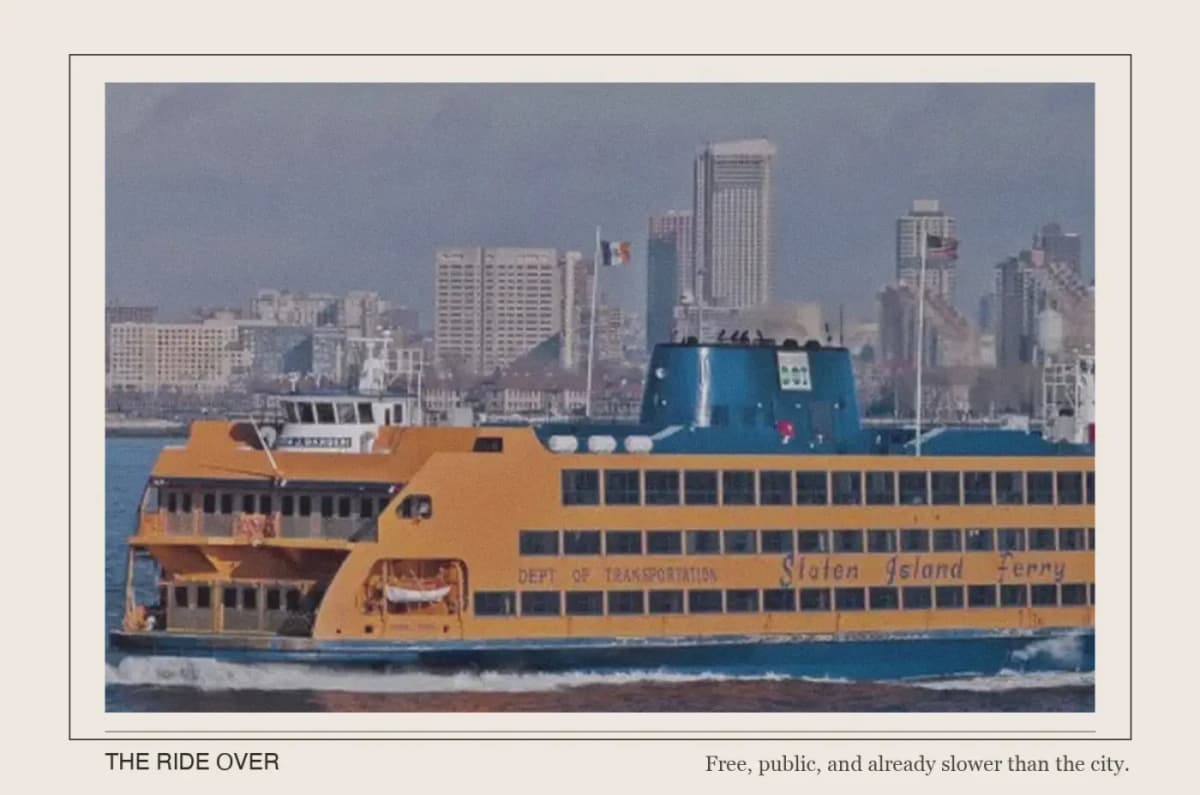Snug Harbor ferry