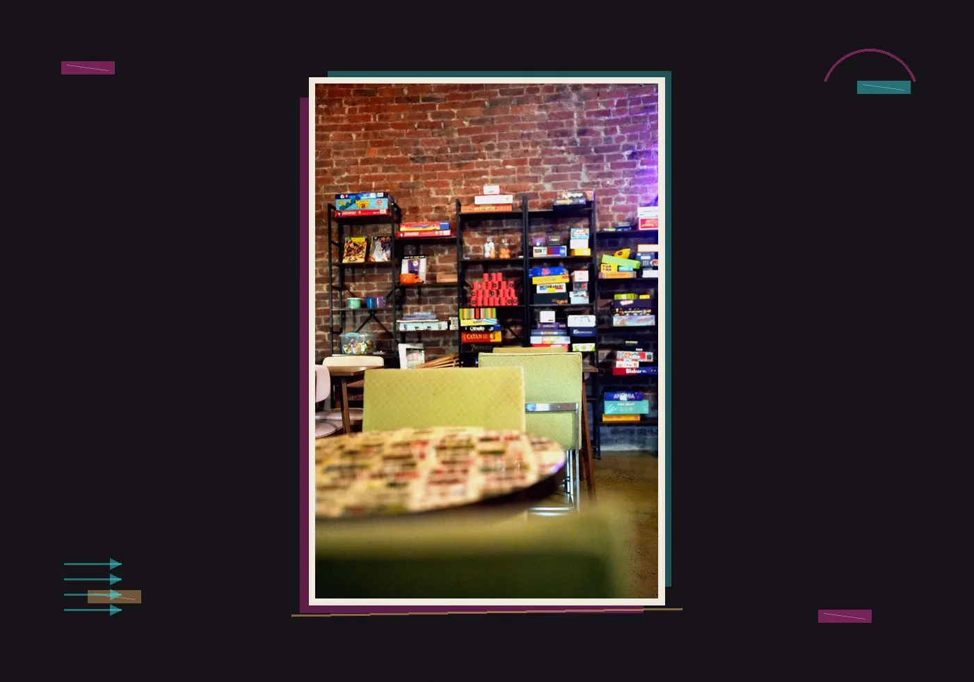 The Tiny Cupboard game shelves