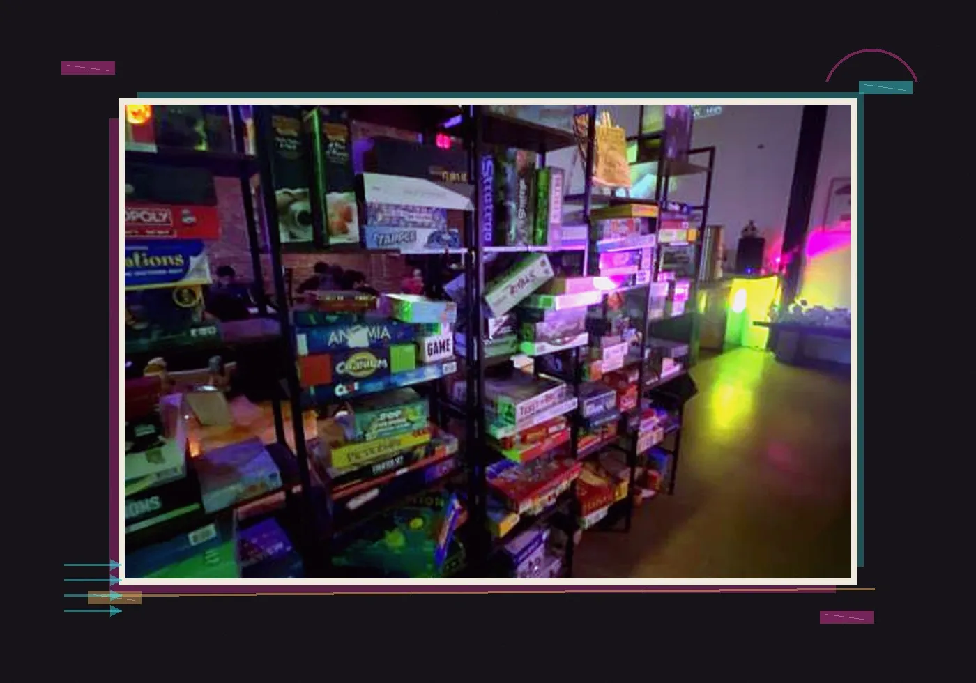 The Tiny Cupboard game bar stack