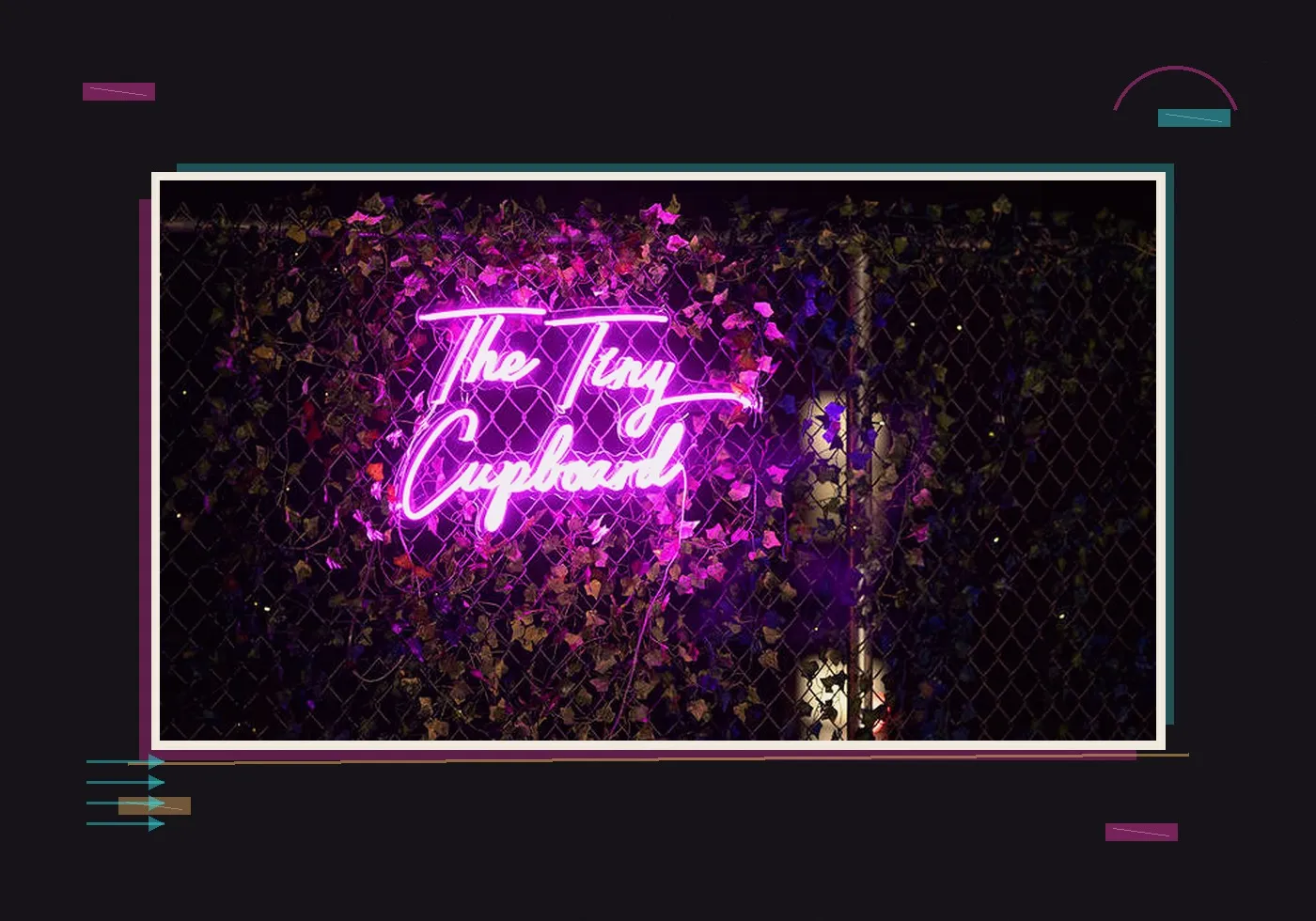 The Tiny Cupboard neon corner