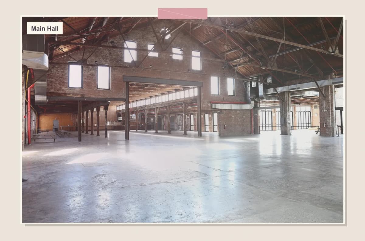 Knockdown Center main hall day