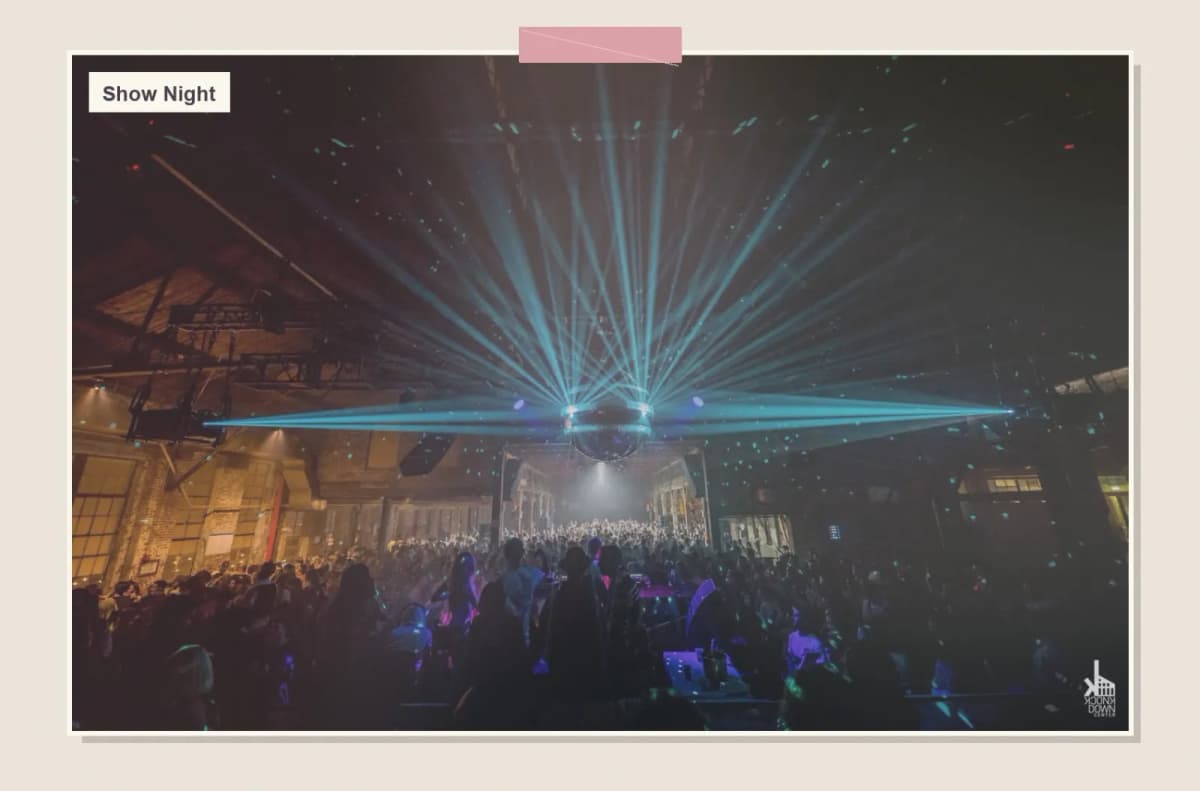 Knockdown Center main hall night