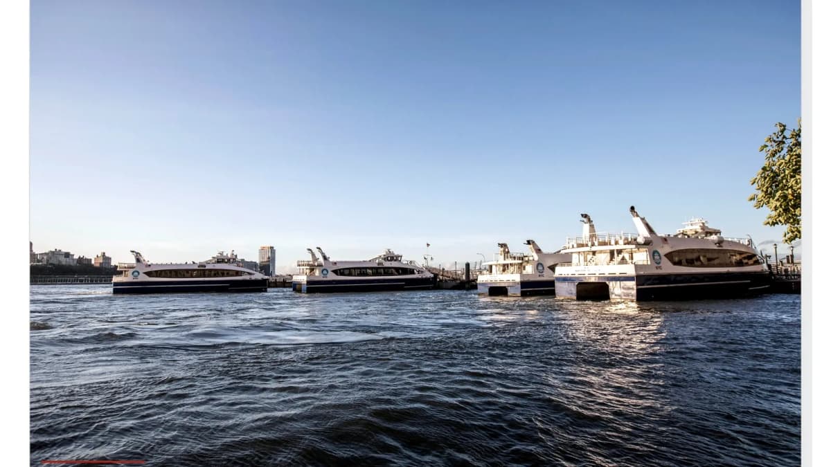NYC Ferry exterior