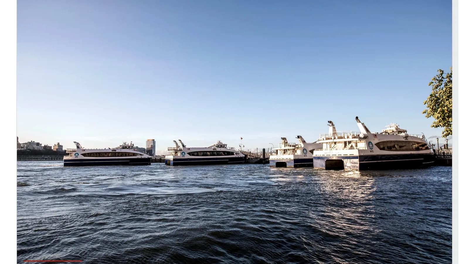 NYC Ferry exterior