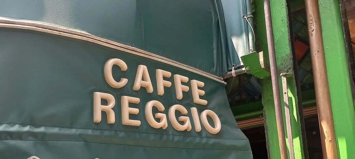 Caffe Reggio green awning